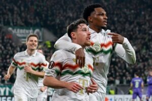 A Ferencváros legyőzte a portugál Bragát az Európa-liga nyolcaddöntőjében