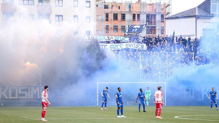 28 másodperc után félbeszakadt a Zvezda kupameccse