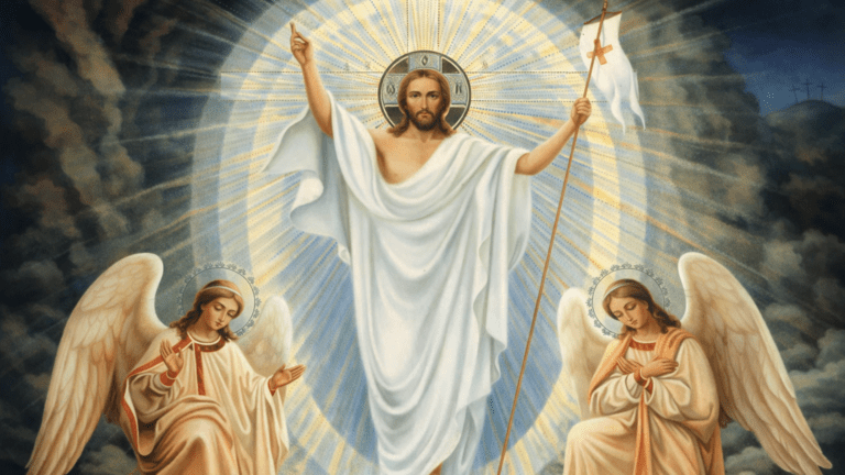 Húsvétvasárnap van, Jézus Krisztus feltámadásának ünnepe