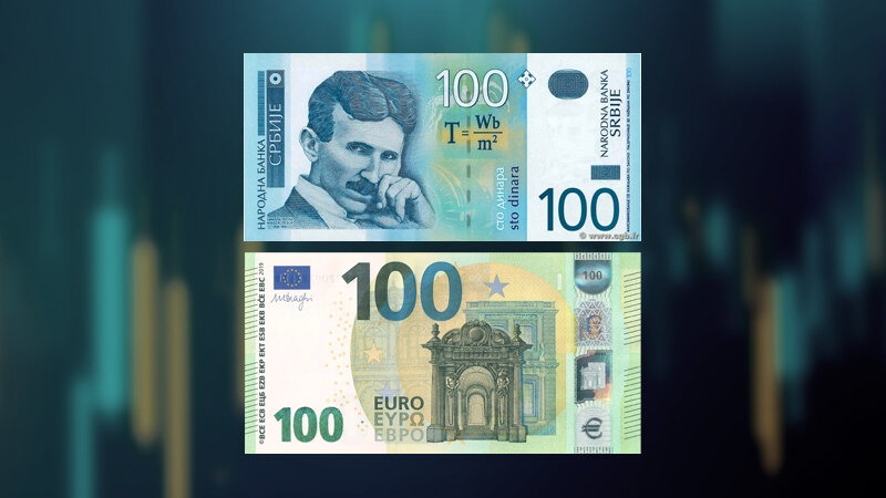Továbbra is stabil a dinár az euróval szemben