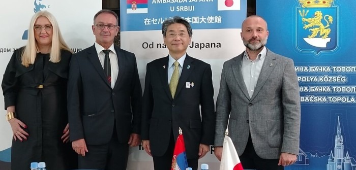 Több mint 38 ezer euró értékű japán adomány érkezett Topolyára